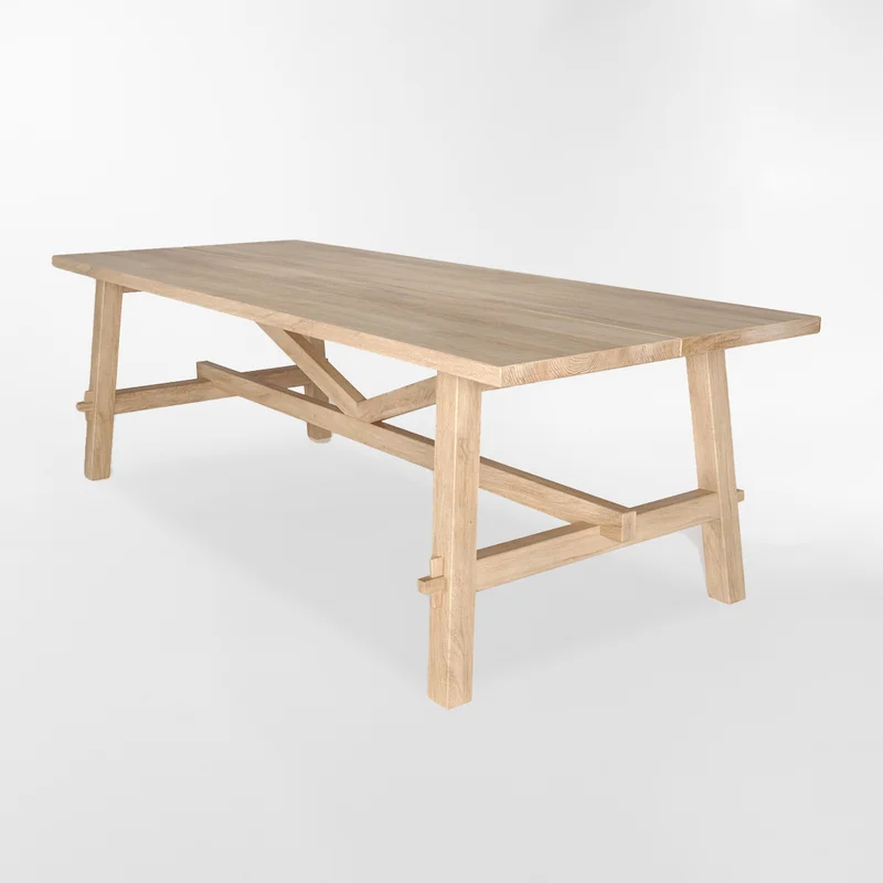 MESA DE COMEDOR BALANCE MARRÓN en Madera natural - Mesas de comedor, Uruguay | Viasono, vista 3