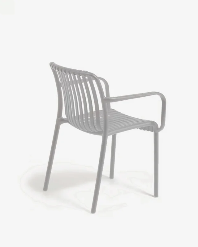 Silla de exterior Isabellini - gris claro en Gris - Sillas, Uruguay | Kavehome, vista 9