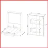 Cama rebatible de pared 2 plazas – CM 8016 - Dormitorio, Uruguay | Punto Unión, vista 4 de 8