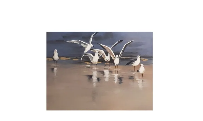 Oleo Decorativo Gaviotas en Oleo Decorativo Gaviotas - Decoración de pared, Uruguay | Finkel