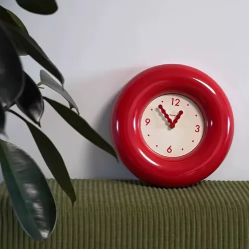 Bagel Clock en Naranja - Decoración, Uruguay | CB Studio