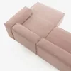 Sofá Blok 3 plazas chaise longue - derecho pana gruesa rosa 300 cm en Rosa - Sillones y sofás, Uruguay | Kavehome, vista 3 de 10