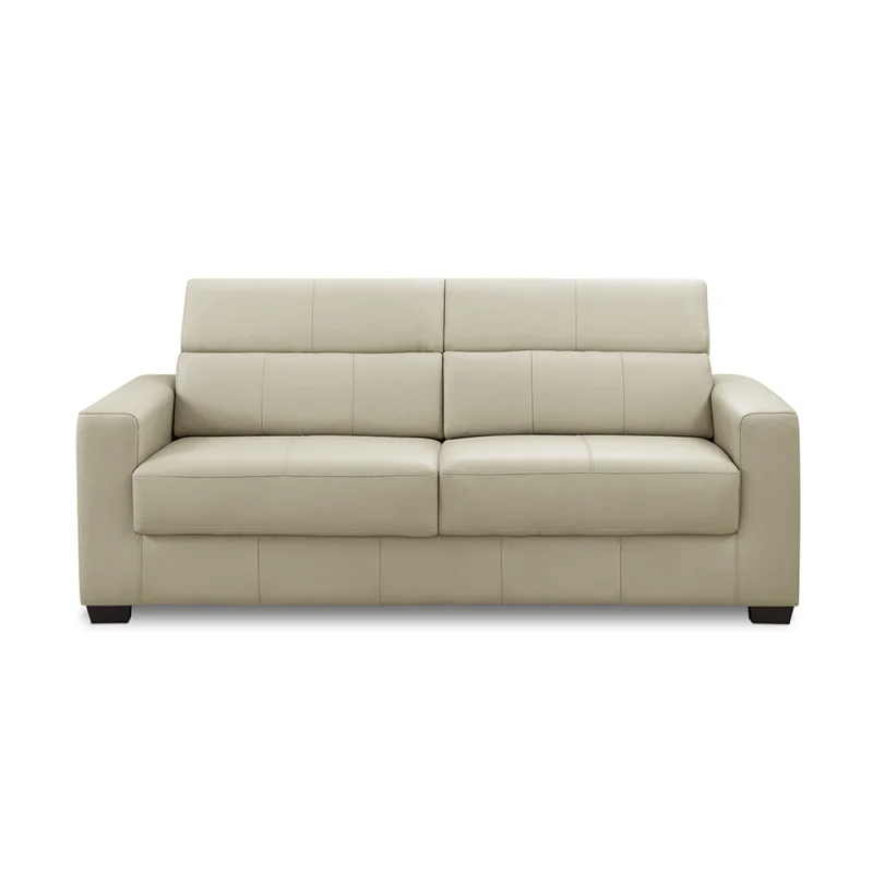 Sillón 100% Cuero - 2 Cuerpos - Sublime - Arena en Beige - Sillones y sofás, Uruguay | Rústico Hogar, vista 3