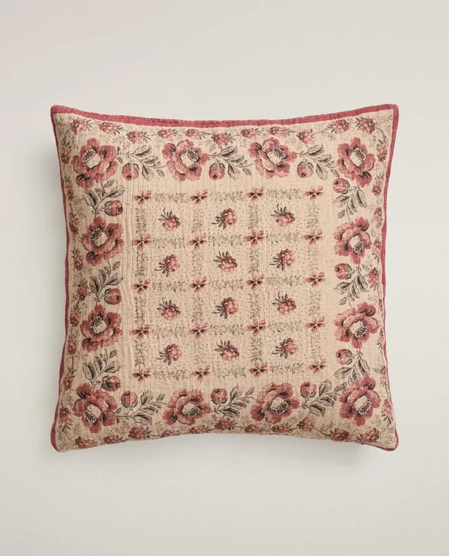 FUNDA COJÍN FLORES - Textiles, Uruguay | Zara Home, vista 4