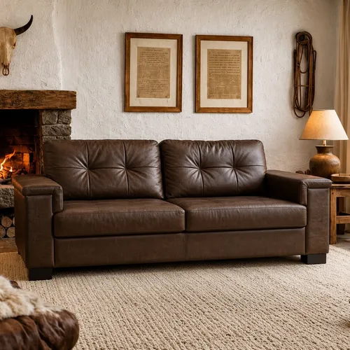SOFA MALASIA 3 CUERPOS CH85140 en Marrón - Sillones y sofás, Uruguay | Alfa Ventas