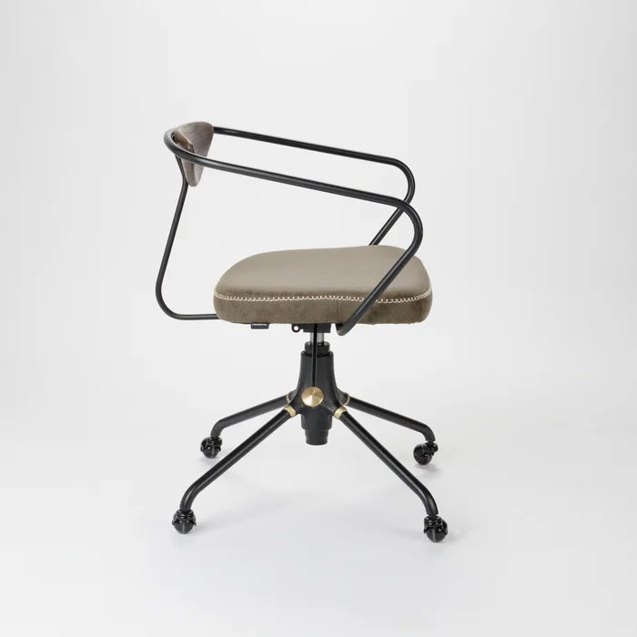 Silla de escritorio RUBENS Verde en Verde oliva - Sillas, Uruguay | Viasono, vista 2