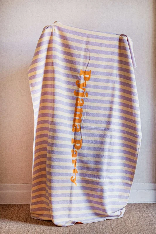 MANTA AUSTRIACA PIJAMA PARTY - LAVANDA en Violeta - Textiles, Uruguay | La Iberica, vista 3