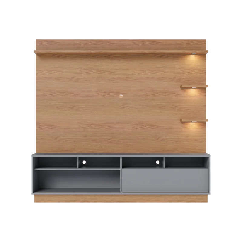 Rack Tv Modular Led Lcd Muebles Living Campeche en FREIJO GRIS - Muebles para TV, Uruguay | Soy Hogar, vista 4