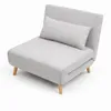 Sofá Cama, 1 Plaza Marie - Gris Medio en Gris - Sillones y sofás, Uruguay | Indian, vista 2 de 5