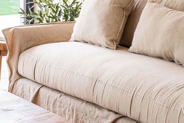 SILLON ALMA LINO BEIGE - 2.30 MTS en Beige - Sillones y sofás, Uruguay | La Iberica, vista 3