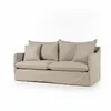 Sofá Snow con Funda - Tela Rústica - 2,5 cuerpos - TD5263-1636 (Capuccino) en Beige - Sillones y sofás, Uruguay | NYR, vista 1 de 5
