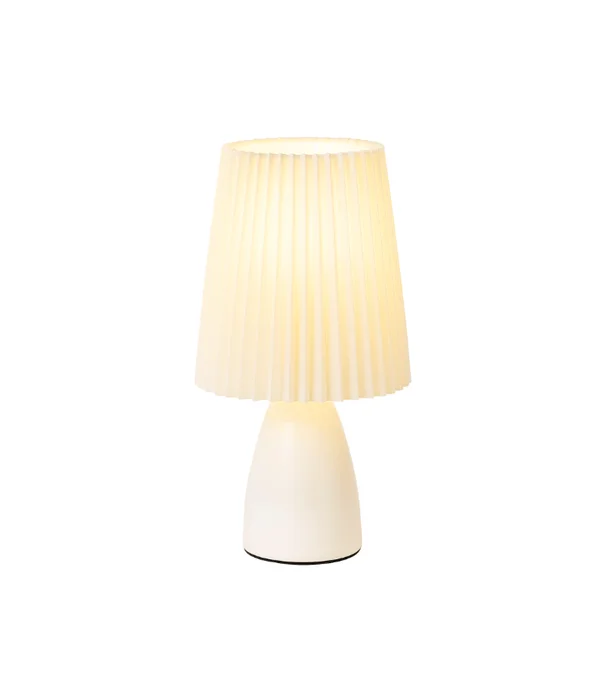 L. MESA MIA BLANCA 10X31 en Blanco - Lámparas de mesa, Uruguay | Más Infinito Casa