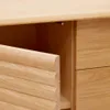 Aparador Lenon - 1 puerta y 3 cajones de madera y chapa de roble 105 x 84 cm FSC MIX Credit en Madera natural - Aparadores y recibidores, Uruguay | Kavehome, vista 6 de 9