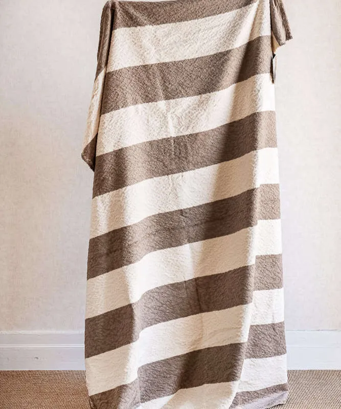 MANTA AUSTRIACA MAISON BROWN - 2.00 X 1.50 MTS en Marrón - Textiles, Uruguay | La Iberica