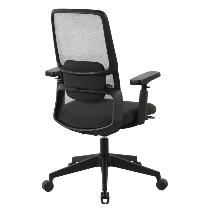 Silla De Oficina Malla-y-polipropileno Negro M2 en Negro - Sillas de escritorio, Uruguay | Divino, vista 5