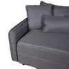 Sofá Cama Tela Gris Arizona Grafito en Gris - Sillones y sofás, Uruguay | Divino, vista 6 de 10