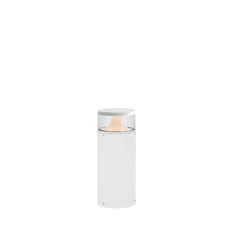 Luminaria Bolardo Exterior 9W Kane 30cm Blanco en Blanco - Lámparas de pie, Uruguay | Unilux