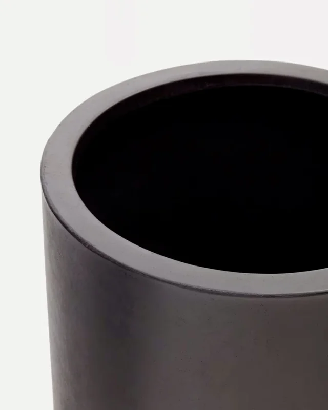Macetero Aiguablava de cemento - negro Ø 42 cm en Blanco - Muebles para el exterior, Uruguay | Kavehome, vista 3