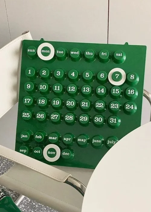 Calendario Daily Dots en Verde - Decoración, Uruguay | CB Studio, vista 2