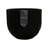 MACETA SPELLO ONDULATO NEGRA 15X15CM en Negro - Macetas, Uruguay | Decohogar, vista 3 de 4