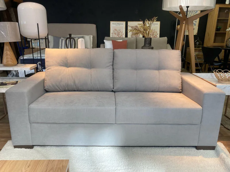 Sofá Mónaco 2 Cuerpos - Gris (165 cm) en Gris - Sillones y sofás, Uruguay | Berna Home, vista 6