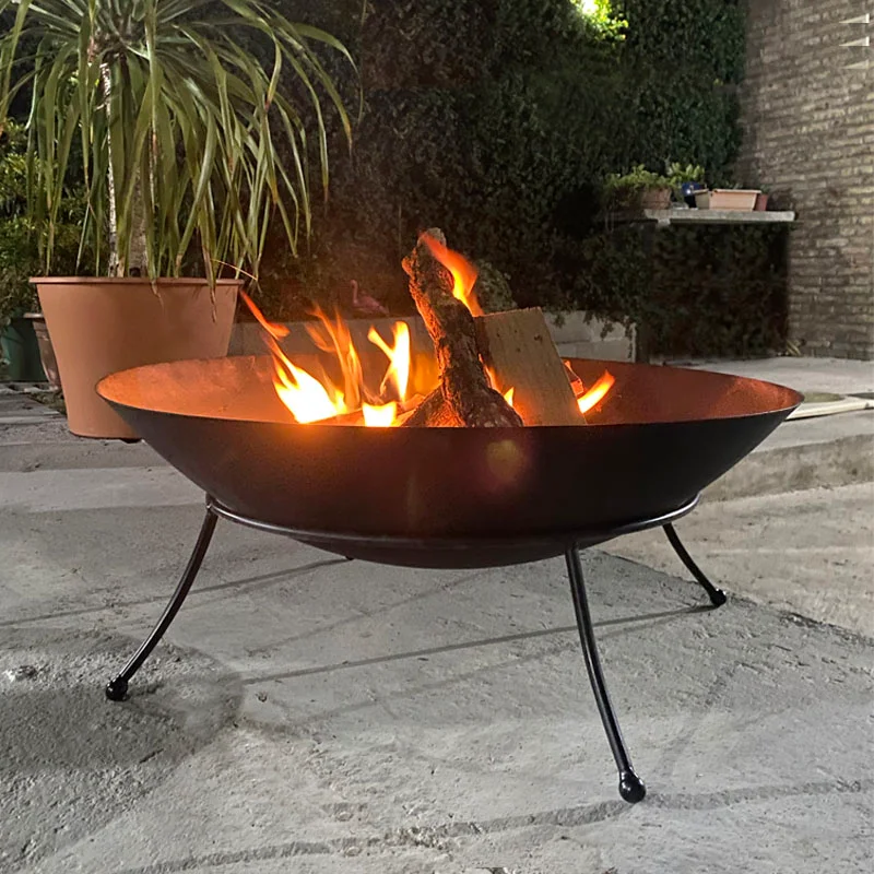 Brasero California en Negro - Muebles para el exterior, Uruguay | Alta Gracia Deco, vista 6