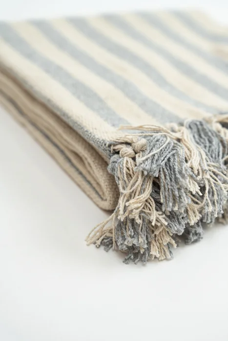 Manta Moscú - Gris Melange en Gris - Textiles, Uruguay | Indian, vista 2