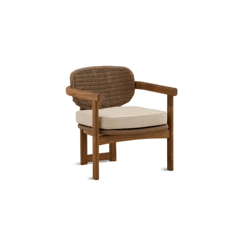 BUTACA CERVIA TEKA NATURAL 67X64X76 en Madera natural - Muebles para el exterior, Uruguay | Masinfinito Casa
