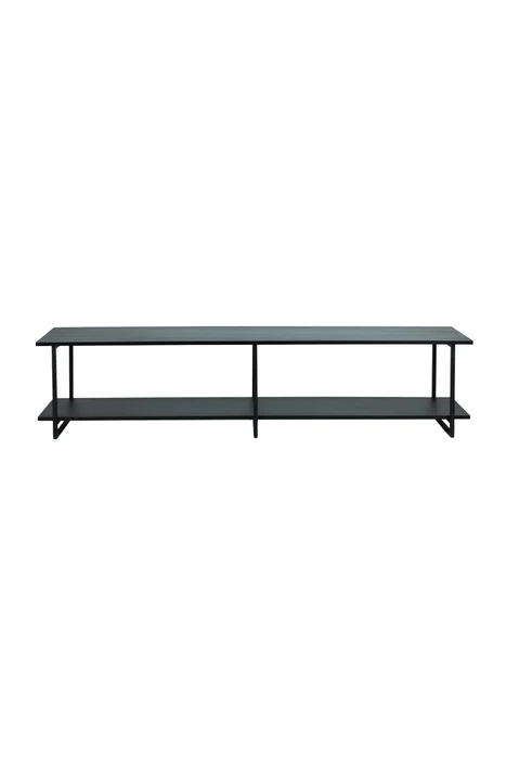 RACK ABRUZZO NEGRO 220X40X50H CM - Muebles para TV, Uruguay | Vinibel, vista 2