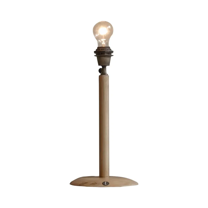 Pie de lámpara Teca Natural/beige Mercury en Madera natural - Lámparas de mesa, Uruguay | Le Blanc
