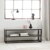 Mueble TV DOKKEDAL 1 estante hormigón/negro en Negro - Muebles para TV, Uruguay | JYSK, vista 4 de 4