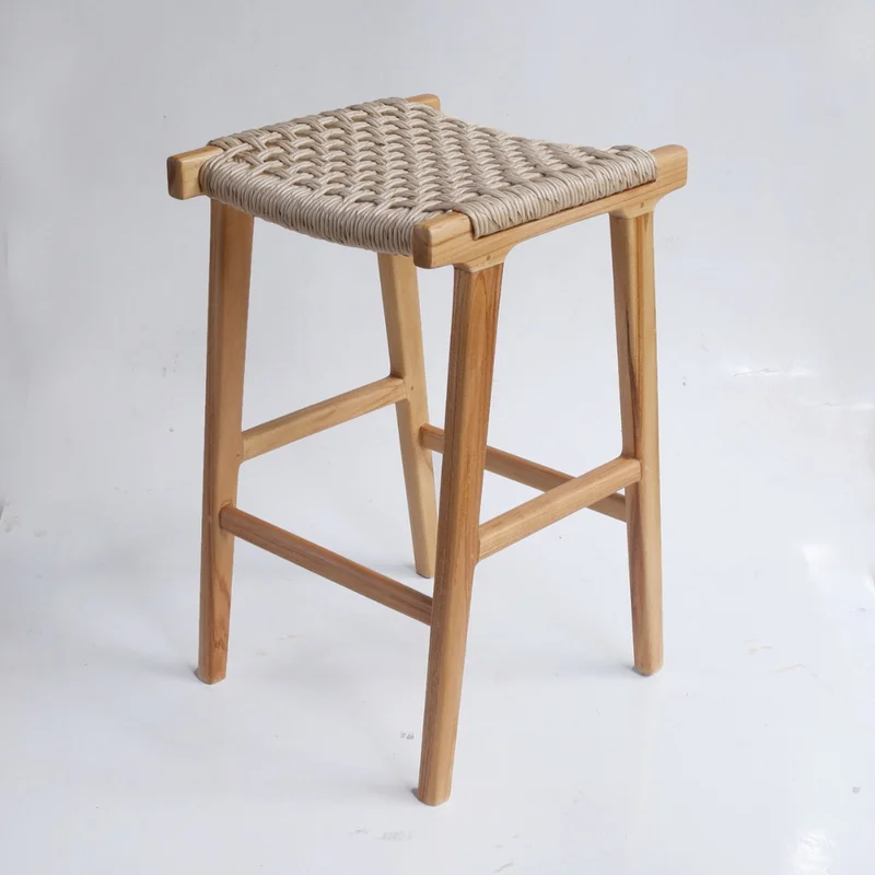 Banqueta Lira Grande en Madera natural - Butacas, banquetas y puffs, Uruguay | Casakos, vista 6