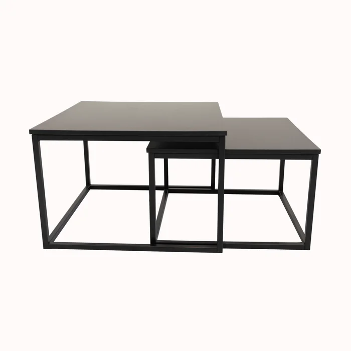 SET MESAS DE CENTRO BLACK en Negro - Mesas de living, Uruguay | Forum Design
