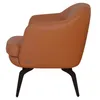 Butaca Fija 1 Cuerpo Cuero Marron 1002 Camel en Marrón - Sillones y sofás, Uruguay | Divino, vista 4 de 5