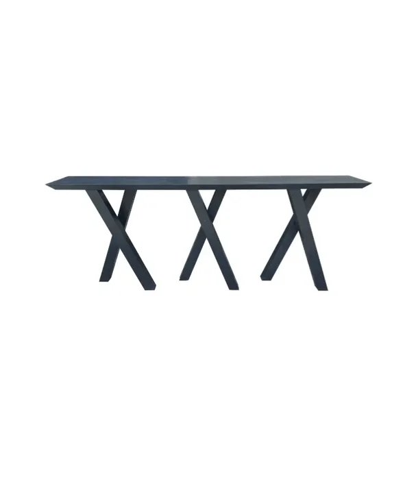 CONSOLA KUBO TEKA 200X40XH80 en Negro - Aparadores y recibidores, Uruguay | Masinfinito Casa