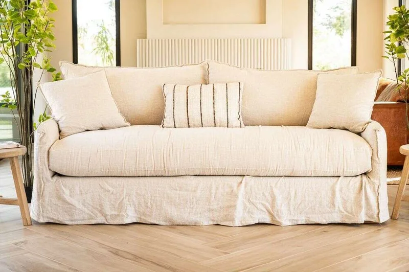 SILLON ALMA LINO CRUDO - 2.30 MTS en Beige - Sillones y sofás, Uruguay | La Iberica, vista 6