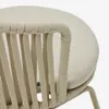 Silla exterior Saconca de cuerda y acero con acabado pintado - beige en Beige - Sillas, Uruguay | Kavehome, vista 5 de 10