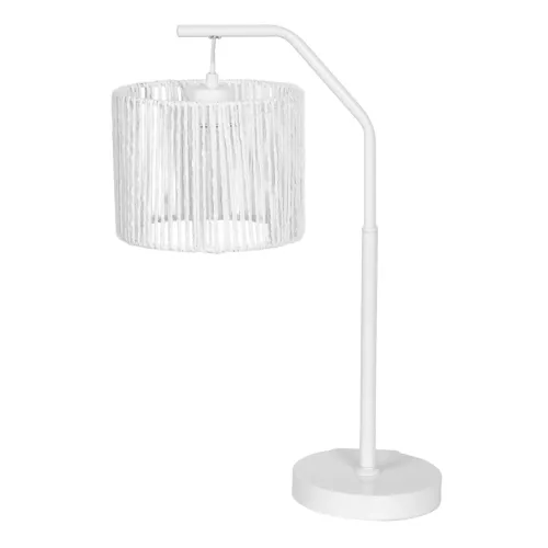 Lampara De Mesa Metal Blanco Lt95010 en Blanco - Lámparas de mesa, Uruguay | Divino