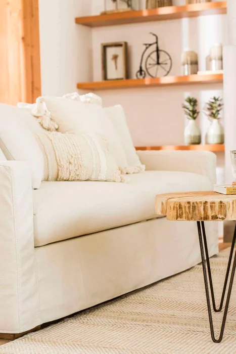 SILLON UMA - LINO BELGA ANTIMANCHAS en Blanco - Sillones y sofás, Uruguay | La Iberica, vista 5