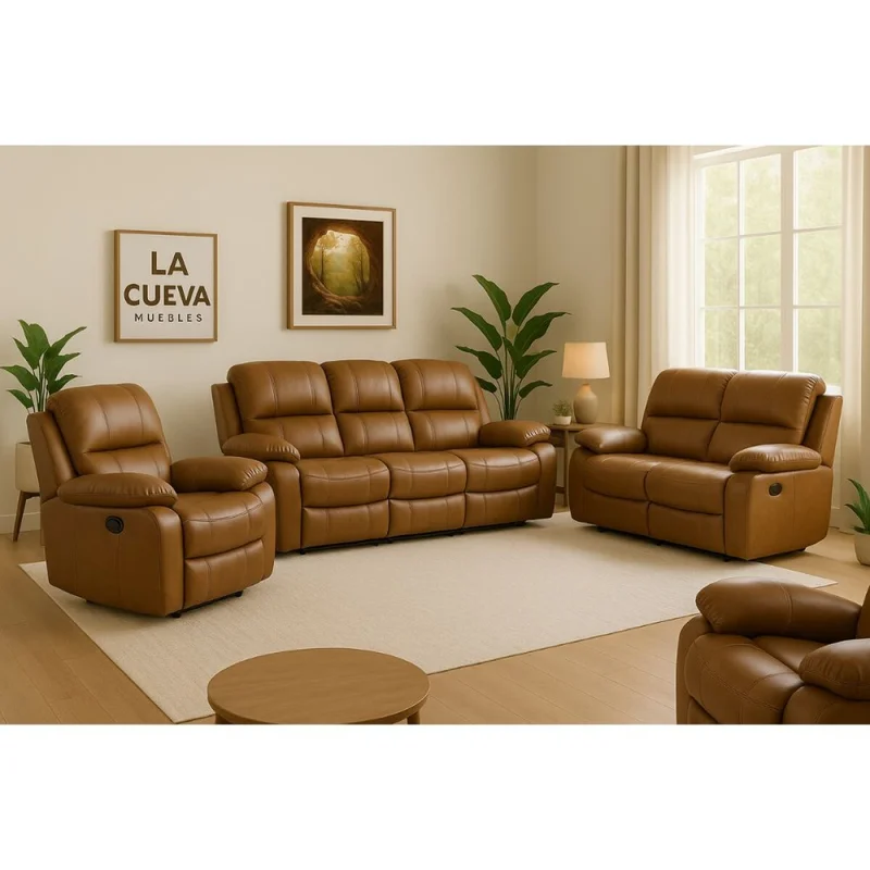 Sillon reclinable 1 cuerpo en Marrón - Sillones y sofás, Uruguay | La Cueva Muebles, vista 8