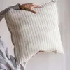 ALMOHADON LINO ALTO GRAMAJE RAYADO OFF WHITE - 55 X 55 en Off-white - Textiles, Uruguay | La Iberica, vista 1 de 11