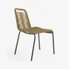 Silla Lambton de cuerda - marrón y acero con acabado negro en Marrón - Sillas, Uruguay | Kavehome, vista 7 de 8