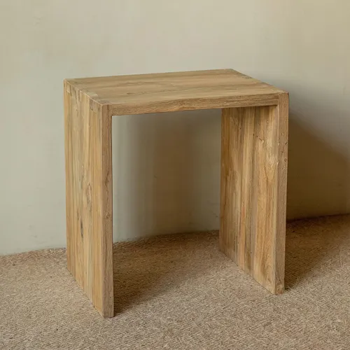 Mesa lateral Sofi en Madera natural - Mesas de arrimo, Uruguay | De Arcos