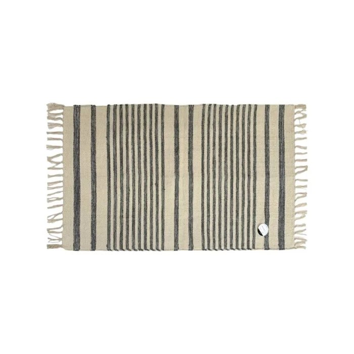 ALFOMBRA C/FLECOS 69X114CM LÍNEAS - Alfombras, Uruguay | Decohogar