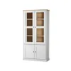 Cristalero - 4 Puertas - Línea Oslo - Blanco en Blanco - Bibliotecas, Uruguay | Ecowood, vista 1 de 4