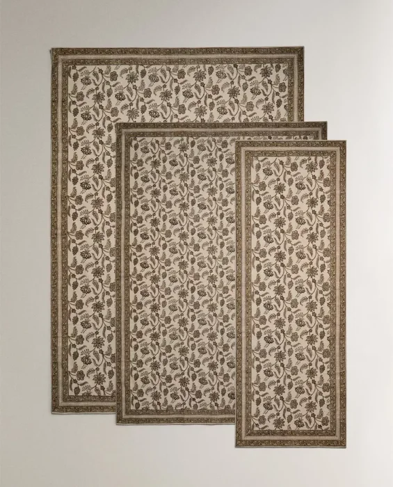 ALFOMBRA ESTAMPADO FLORAL - Textiles, Uruguay | Zara Home, vista 2