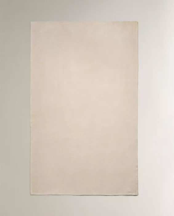 MANTA CHENILLA JACQUARD en Beige - Textiles, Uruguay | Zara Home, vista 2