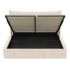 Cama C/baúl Queen Madera-y-tela Natural-beige Zafiro en Beige - Dormitorio, Uruguay | Divino, vista 4 de 4