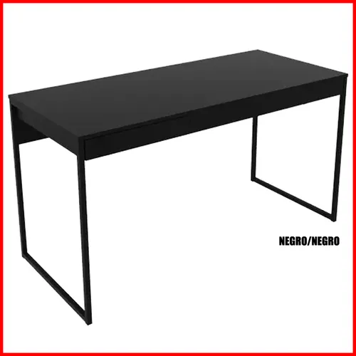 Escritorio con cajon – ME 4156 en Negro - Escritorios y sillas de escritorio, Uruguay | Punto Unión