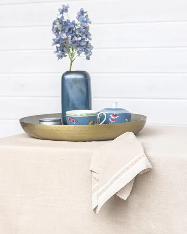 MANTEL LISO BEIGE Y CRUDO en Beige - Textiles, Uruguay | Sentido Jose Ignacio